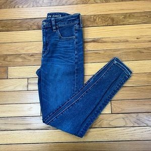 American Eagle Outfitters 360 next level stretch super hi rise jegging jeans